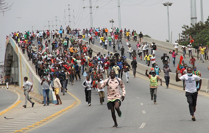 UNITA protest in Luanda