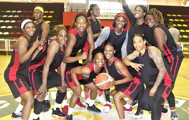 Angola's senior female basketball team