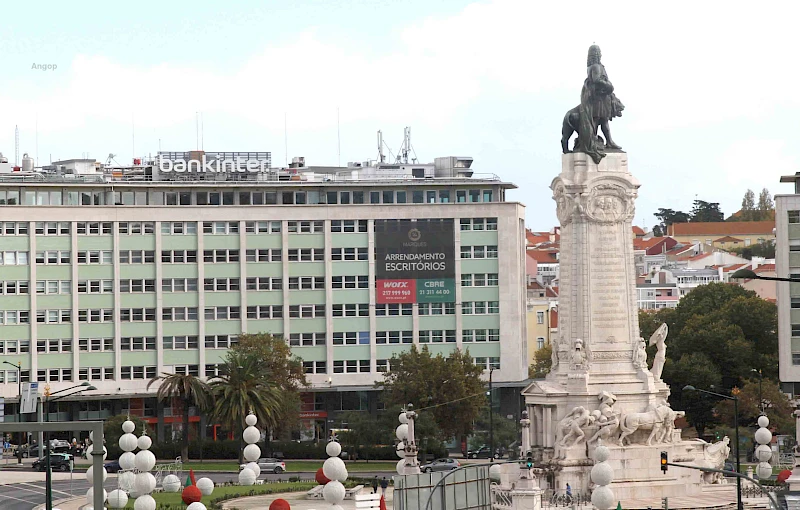 Partial view of Lisbon city, Portugal