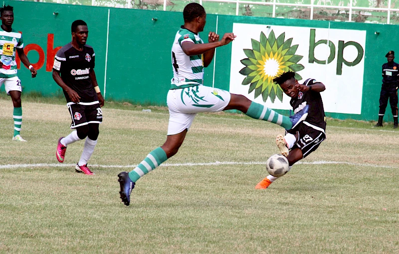 Pormenor de um dos jogos do Cuando Cubango FC