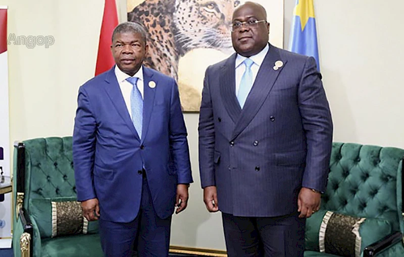 Presidents Lourenço and Tshisekedi discuss D.R Congo peace process.