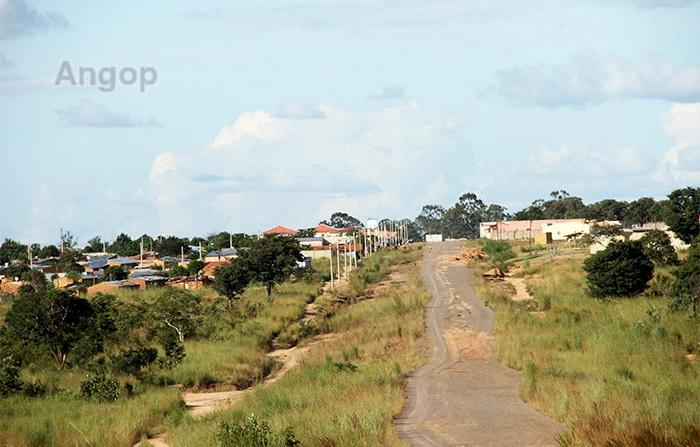 Vista parcial do município do Dala