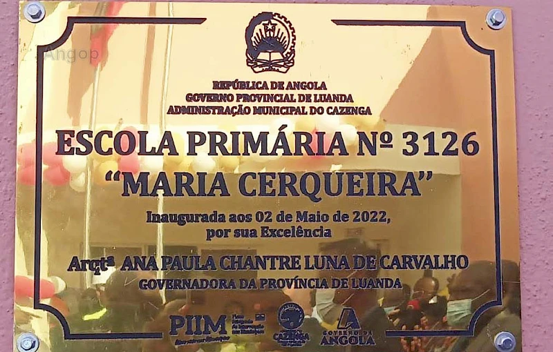 Inaugurada escola Primária no Cazenga